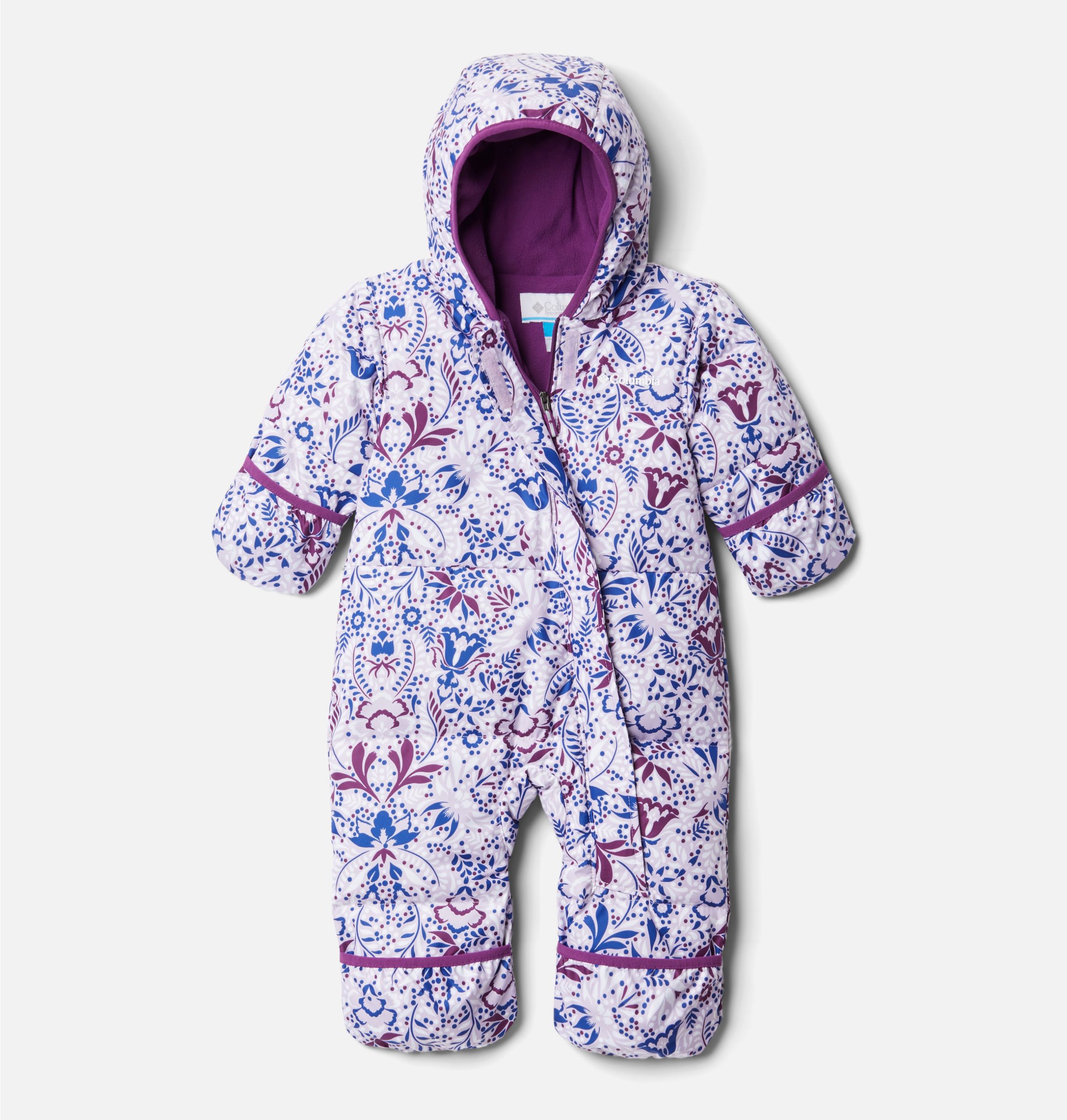 Columbia Snuggly Bunny Bunting (White Typo Print) baby ski newest suit; size: 18/24