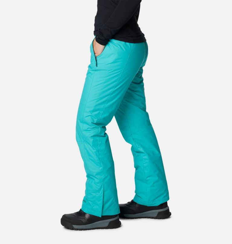 Women's Modern Mountain 2.0 Insulated Ski Pants, Color: Bright Aqua, image 3