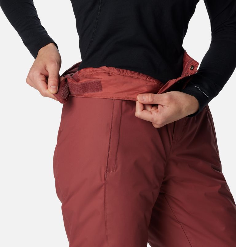 Women's Modern Mountain 2.0 Insulated Ski Pants, Color: Beetroot, image 6
