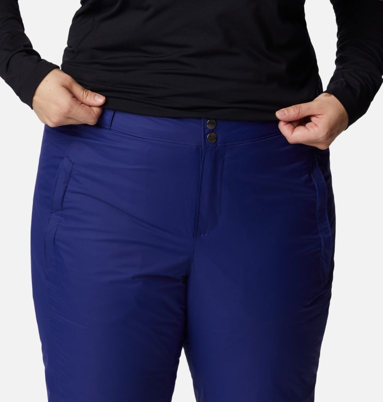 Thumbnail: Women's Modern Mountain 2.0 Insulated Ski Pants - Plus Size, Color: Dark Sapphire, image 4