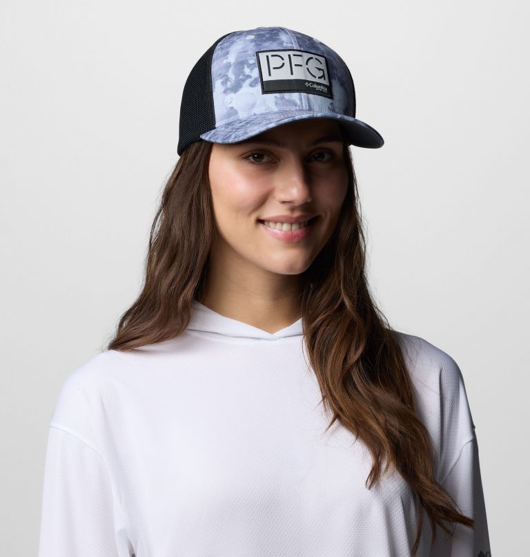 Casquette PFG Camo Mesh Ball, Color: Cool Grey Seamoss Print, image 4