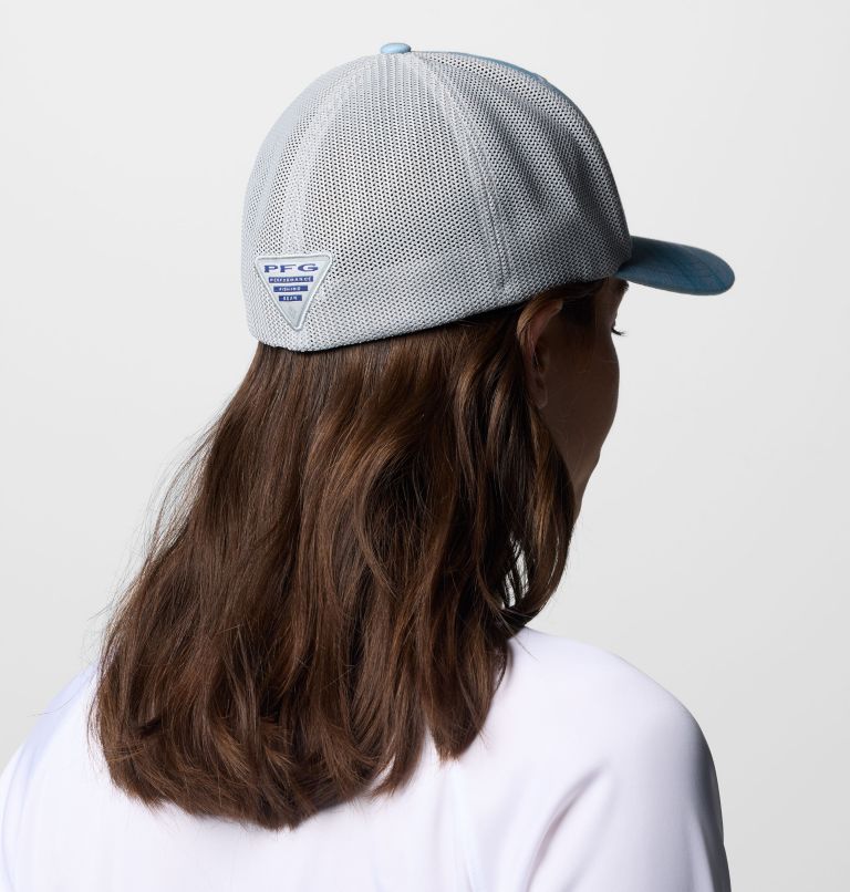 PFG Camo Mesh Ball Cap, Color: Crushed Blue Obsidian Print, image 5