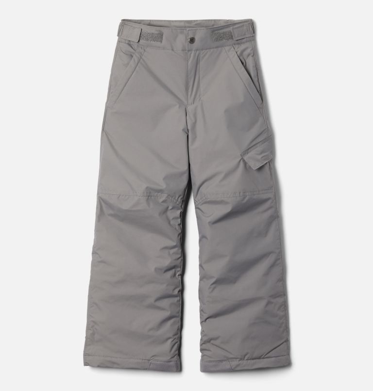 Boys' Ice Slope II Insulated Ski Pants, Color: City Grey, image 1