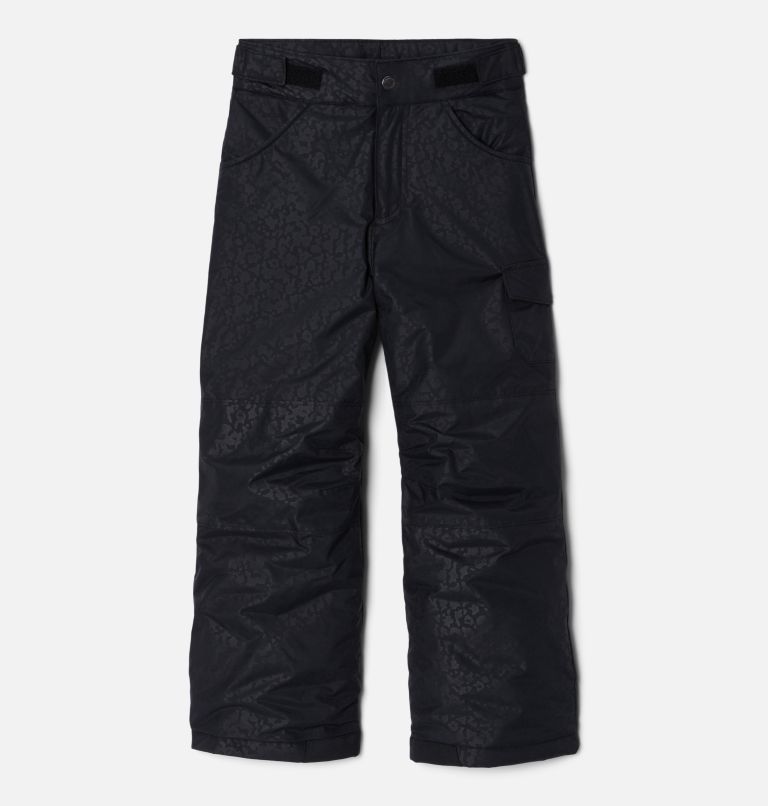 Girls' Starchaser Peak Insulated Ski Pants, Color: Black Posies Embossed, image 1