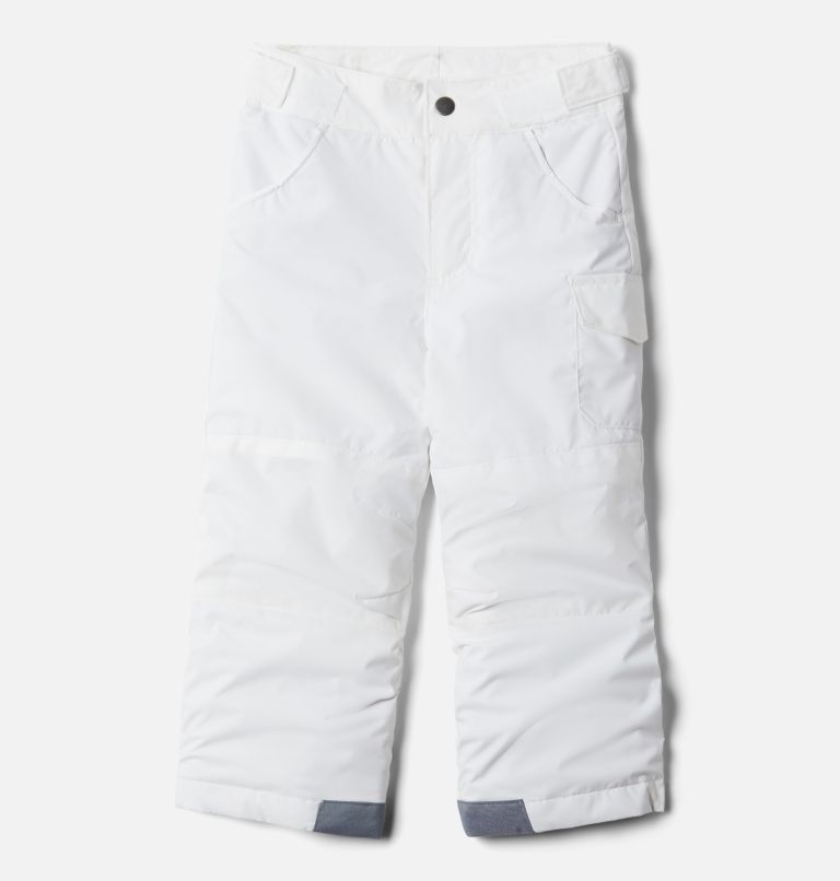 Girls' Starchaser Peak Insulated Ski Pants, Color: White, image 1