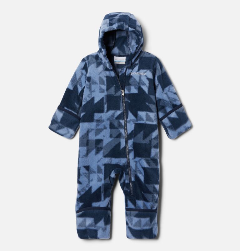 Thumbnail: Infant Snowtop II Bunting, Color: Collegiate Navy Quilted, image 3