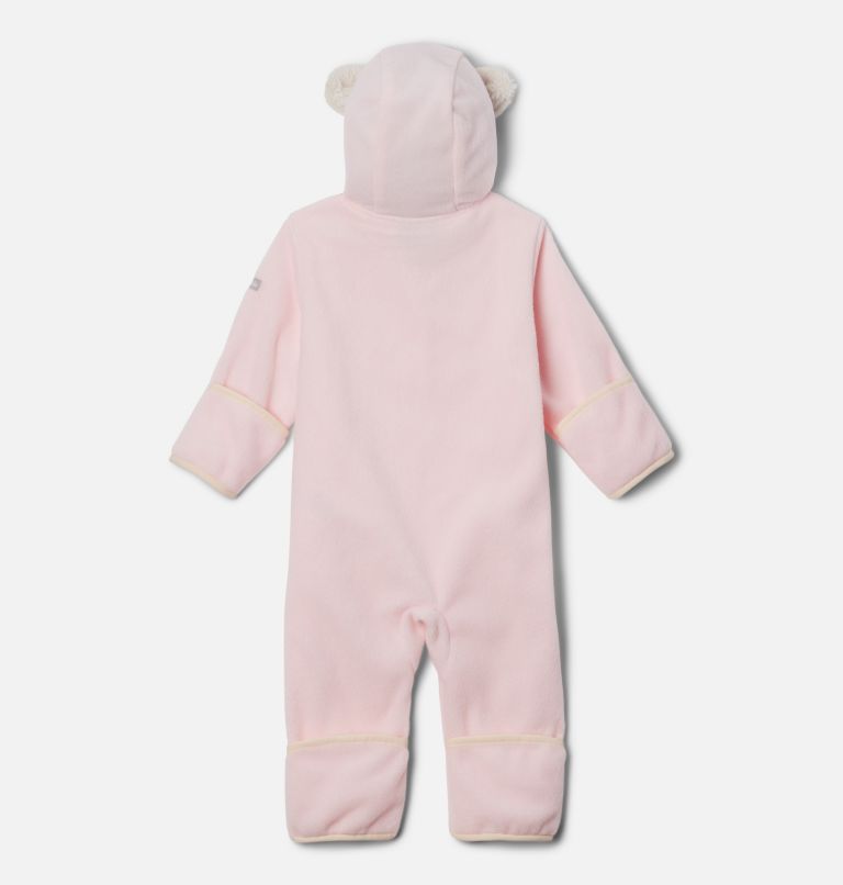 Infant Tiny Bear II Bunting, Color: Satin Pink, Chalk, image 2