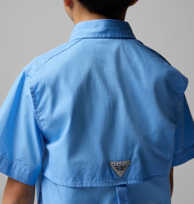 Boys’ PFG Bonehead Short Sleeve Shirt, Color: White Cap, image 6