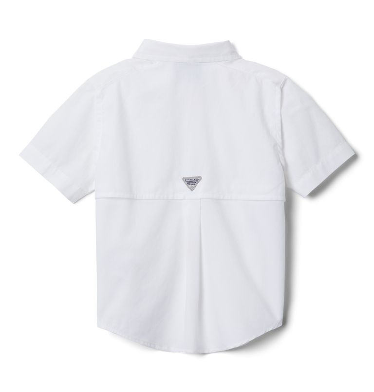 Thumbnail: Boys’ Toddler PFG Bonehead Short Sleeve Shirt, Color: White, image 2
