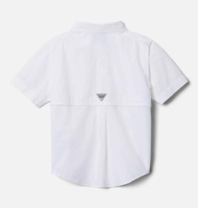 Boys’ Toddler PFG Bonehead Short Sleeve Shirt, Color: White, image 2