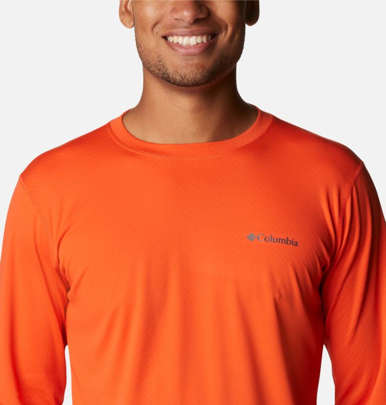 T-shirt technique manches longues Zero Rules Homme, Color: Red Quartz, image 4