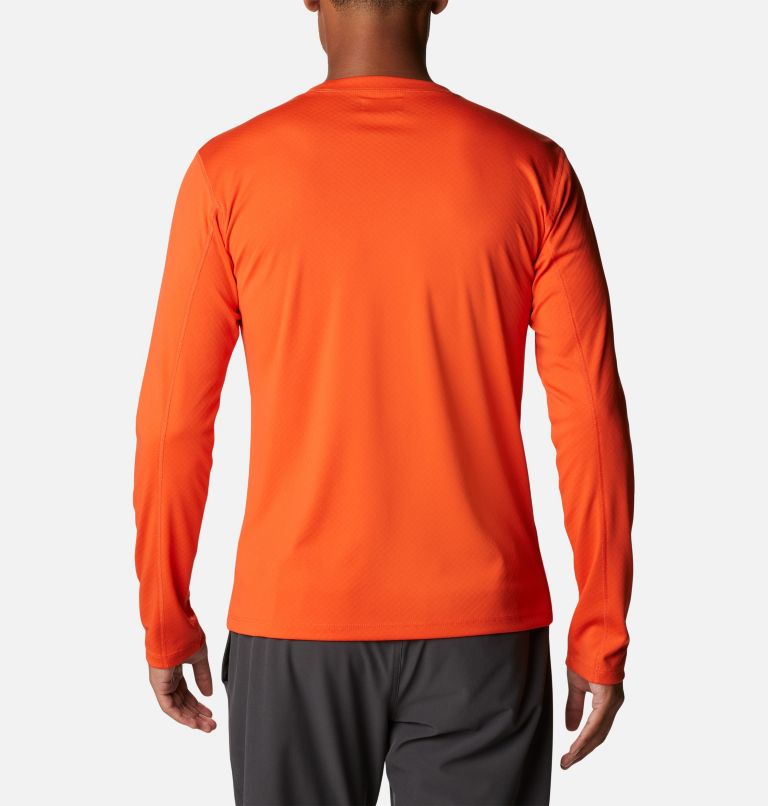 T-shirt technique manches longues Zero Rules Homme, Color: Red Quartz, image 2