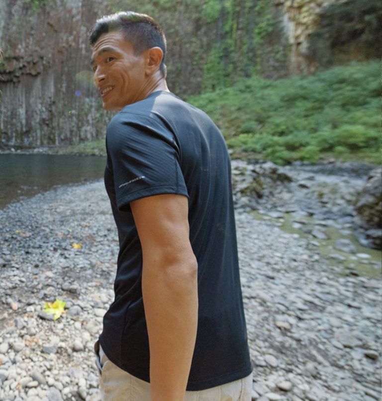 Zero Rules Short Sleeve Graphic Shirt, Color: Black, Fractal Peaks, image 9