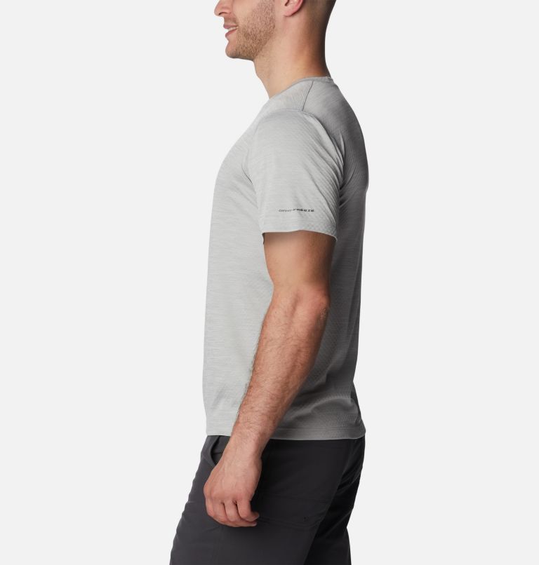 Zero Rules Short Sleeve Graphic Shirt | 044 | XL, Color: Columbia Grey Hthr, Fractal Peaks Grx, image 3
