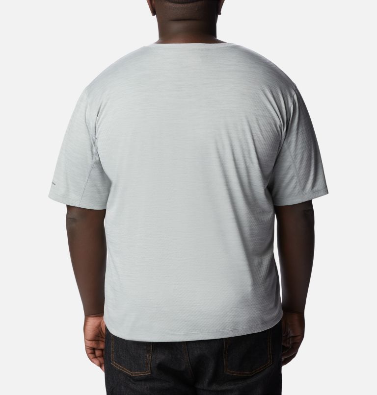 Zero Rules Short Sleeve Graphic Shirt, Color: Columbia Grey Hthr, Fractal Peaks Grx, image 2