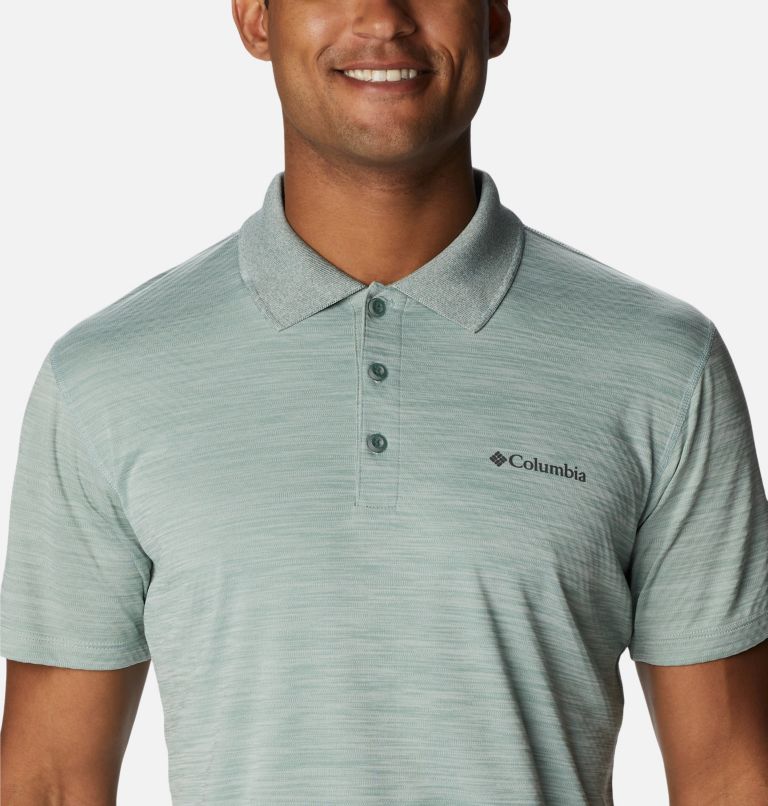 Men’s Zero Rules Polo Shirt, Color: Niagara Heather, image 4