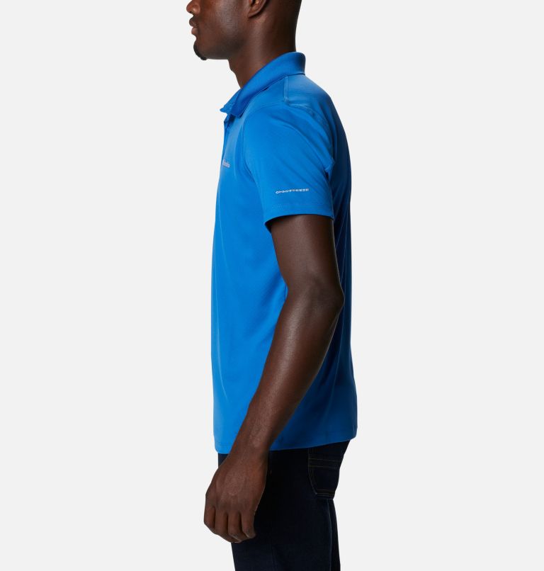 Men’s Zero Rules Polo Shirt, Color: Bright Indigo, image 3