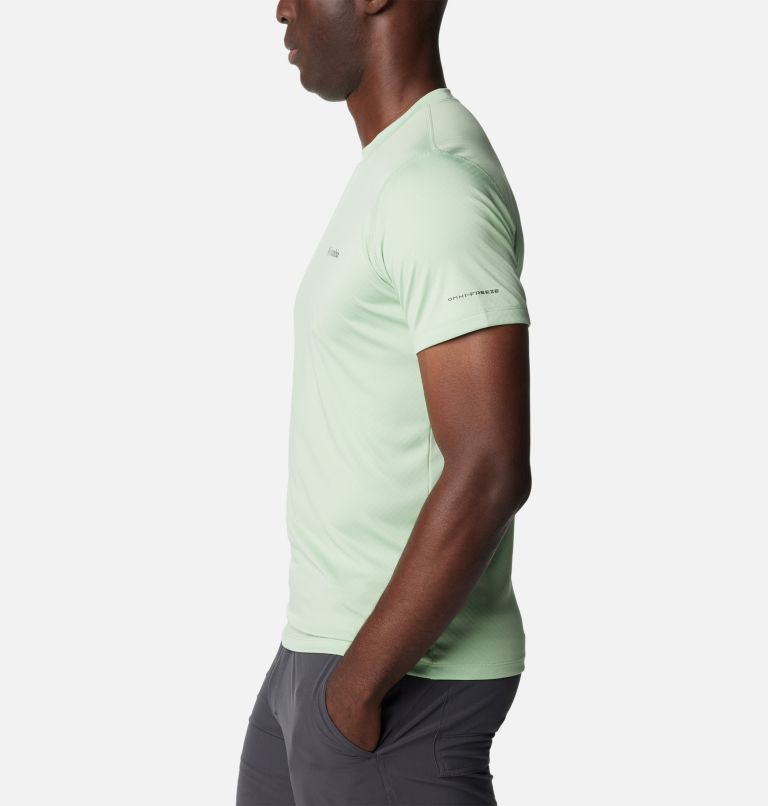 Men's Zero Rules Technical T-Shirt, Color: Sage Leaf, image 3