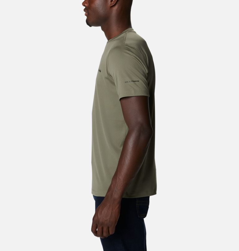 Men's Zero Rules Technical T-Shirt, Color: Stone Green, image 3