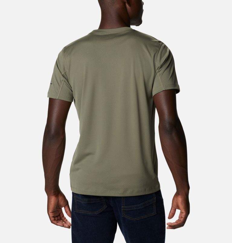 Men's Zero Rules Technical T-Shirt, Color: Stone Green, image 2