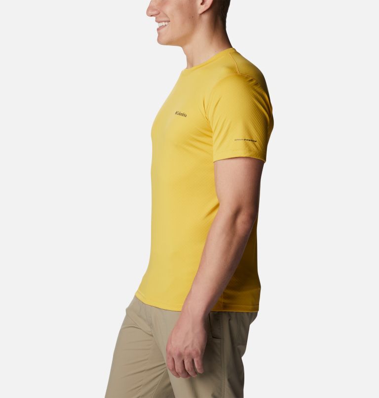 Men's Zero Rules Technical T-Shirt, Color: Golden Nugget, image 3