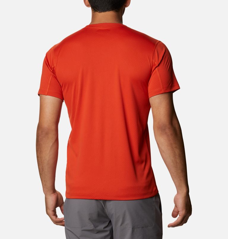 Men's Zero Rules Technical T-Shirt, Color: Bonfire, image 2