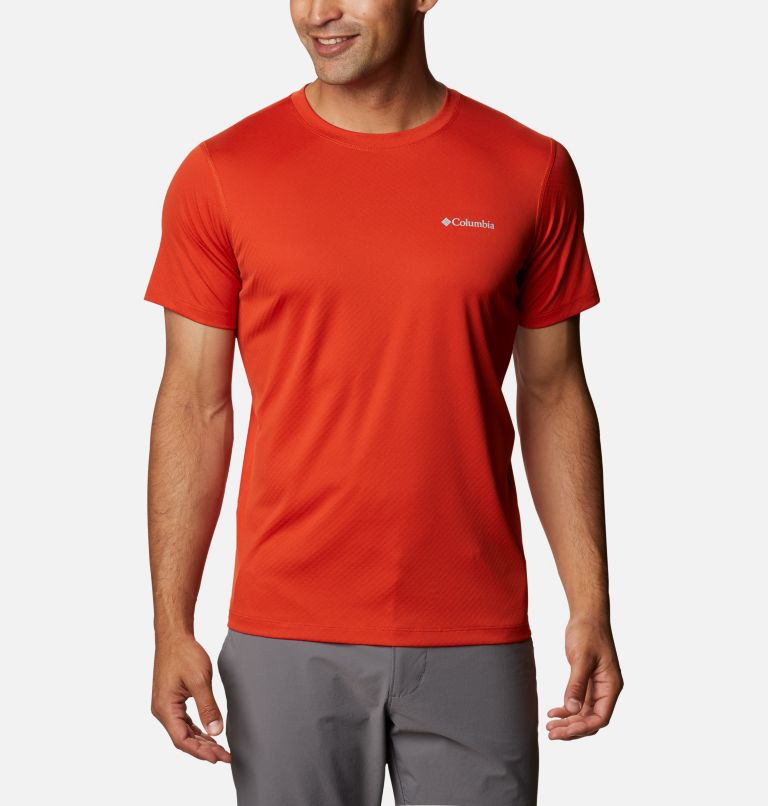Men's Zero Rules Technical T-Shirt, Color: Bonfire, image 1