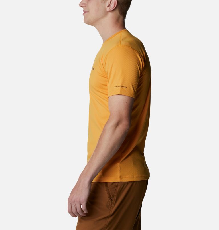 Thumbnail: Men's Zero Rules Technical T-Shirt, Color: Mango, image 3
