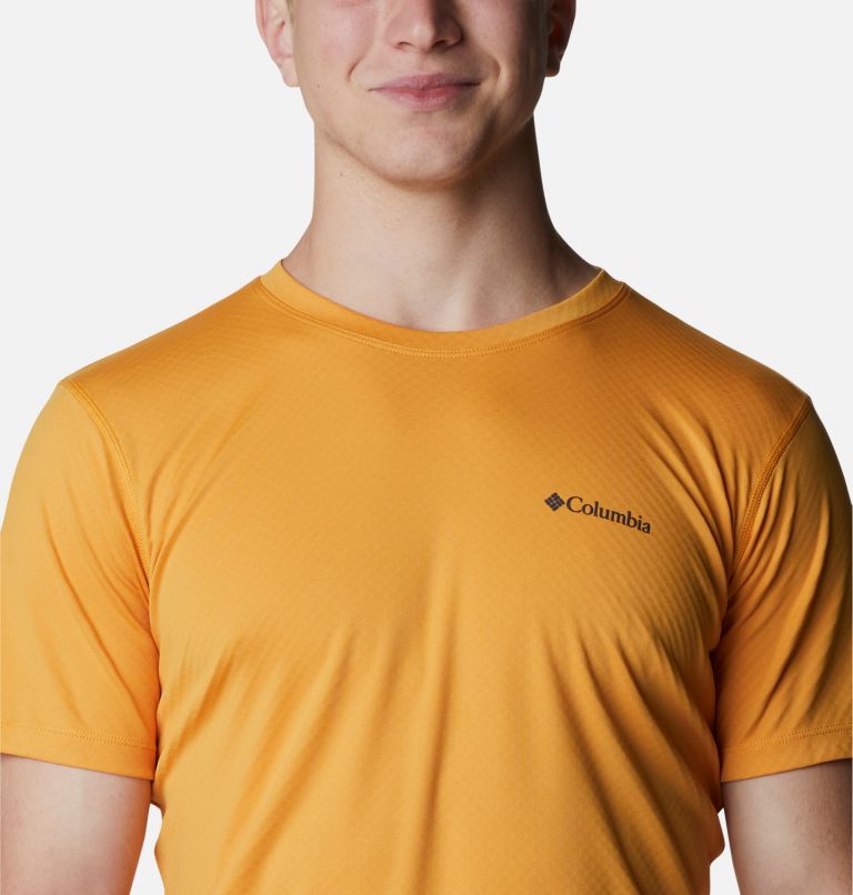 Men's Zero Rules Technical T-Shirt, Color: Mango, image 4