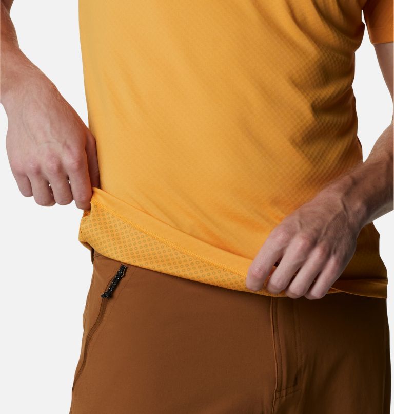Thumbnail: Men's Zero Rules Technical T-Shirt, Color: Mango, image 5