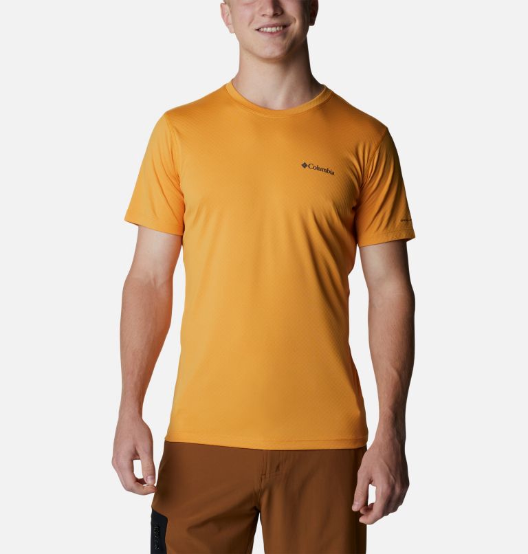 Men's Zero Rules Technical T-Shirt, Color: Mango, image 1