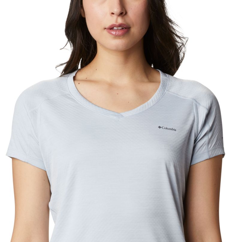 Women's Zero Rules Technical T-Shirt, Color: Cirrus Grey Heather, image 4