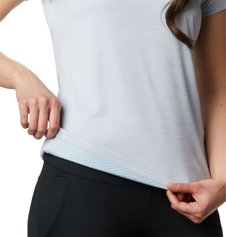 Women's Zero Rules Technical T-Shirt, Color: Cirrus Grey Heather, image 5