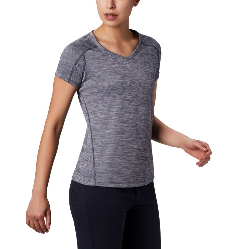 Thumbnail: Zero Rules technisches T-Shirt für Frauen, Color: Nocturnal Heather, image 3