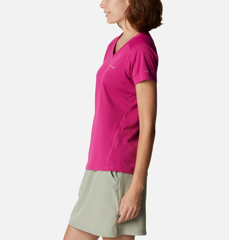 Women's Zero Rules Technical T-Shirt, Color: Wild Fuchsia, image 3