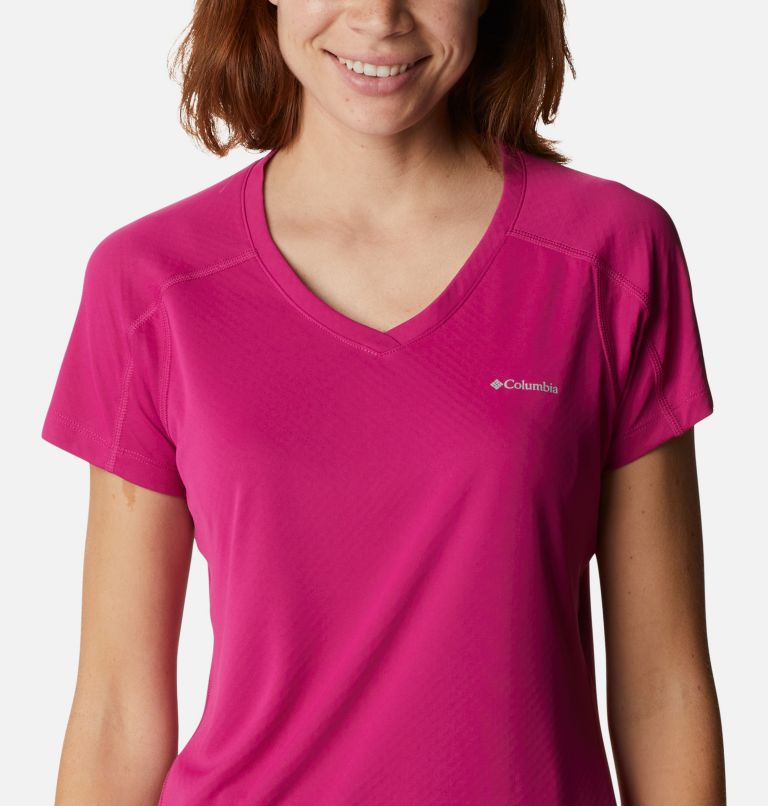 Women's Zero Rules Technical T-Shirt, Color: Wild Fuchsia, image 4