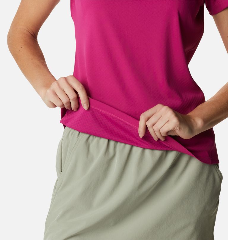 Women's Zero Rules Technical T-Shirt, Color: Wild Fuchsia, image 5