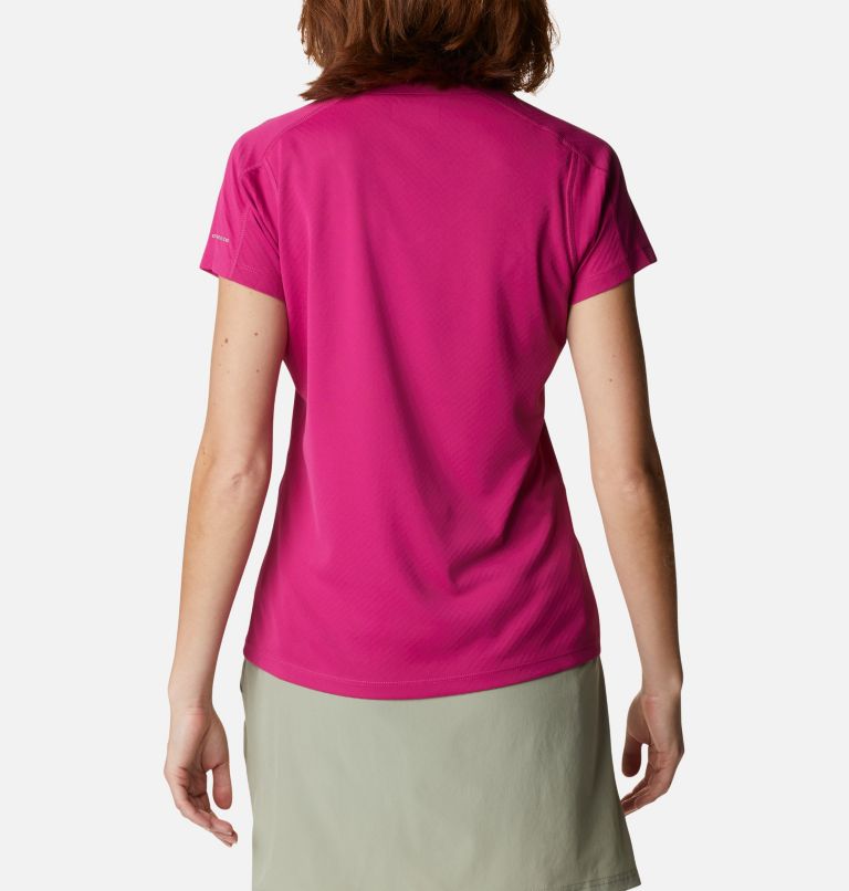 Women's Zero Rules Technical T-Shirt, Color: Wild Fuchsia, image 2