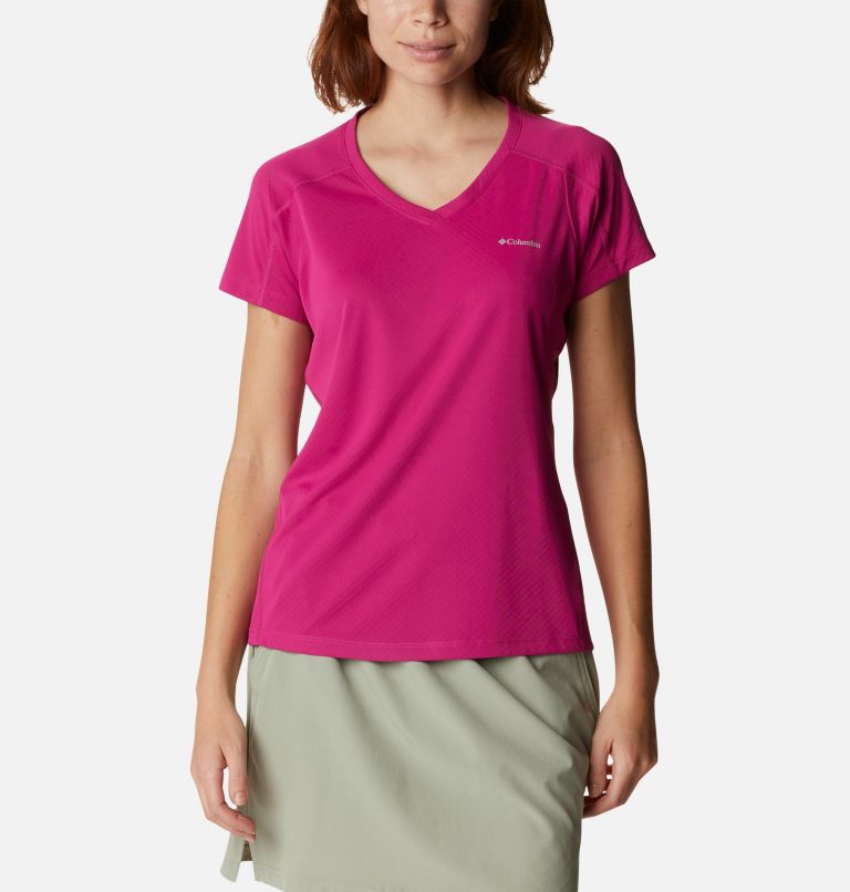 Women's Zero Rules Technical T-Shirt, Color: Wild Fuchsia, image 1