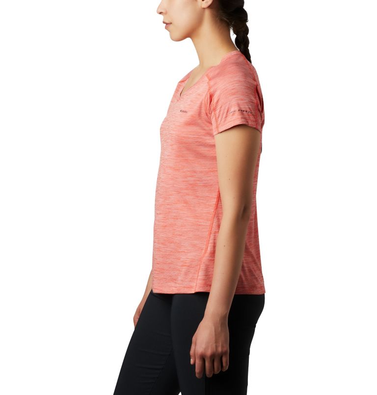 Zero Rules Short Sleeve Shirt, Color: Bright Poppy Heather, image 3