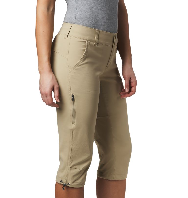 Columbia Sportswear Women Trousers SIZE 6 Brown zip fly Capri