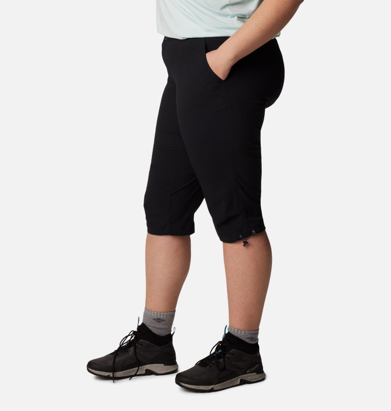 Thumbnail: Women's Saturday Trail II Knee Pants - Plus Size, Color: Black, image 3