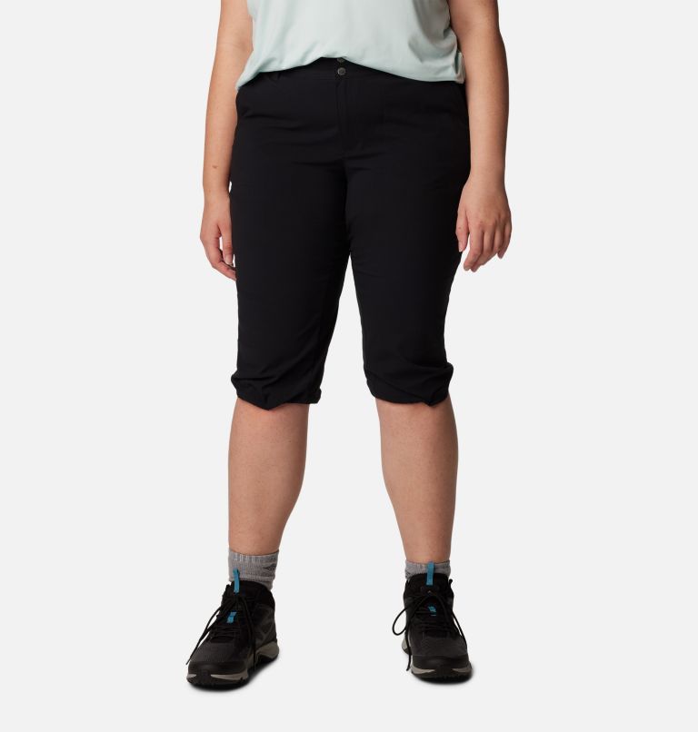 Women's Saturday Trail II Knee Pants - Plus Size, Color: Black, image 7
