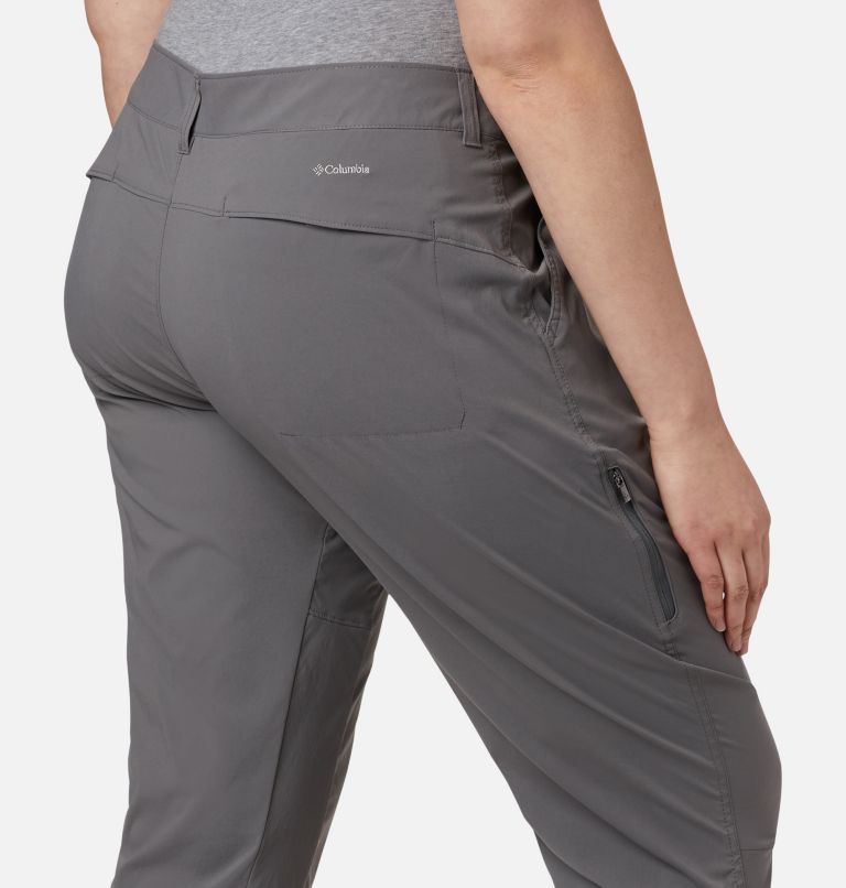 Thumbnail: Women's Saturday Trail II Knee Pants - Plus Size, Color: City Grey, image 4