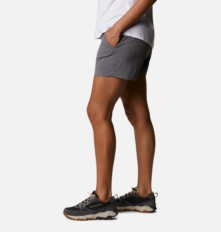 Women's Saturday Trail Shorts, Color: City Grey, image 3