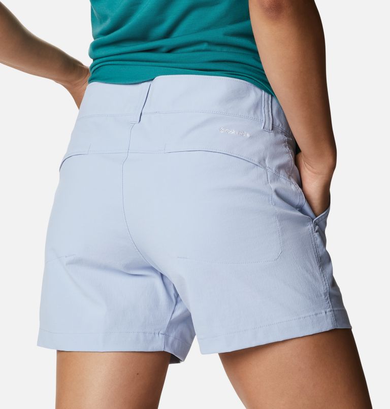 Women's Saturday Trail Shorts, Color: Faded Sky, image 5