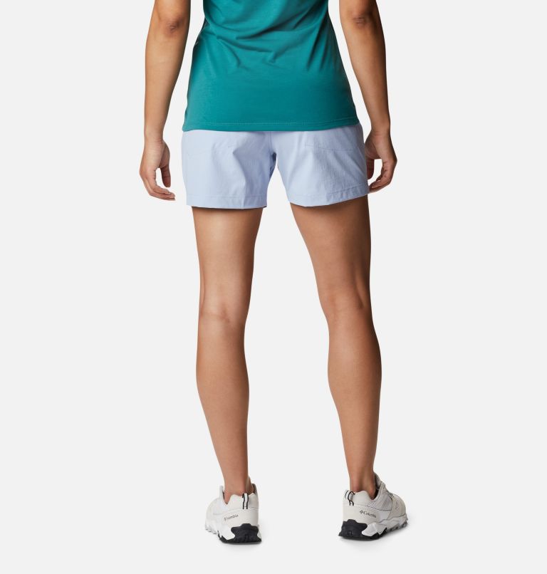 Women's Saturday Trail Shorts, Color: Faded Sky, image 2