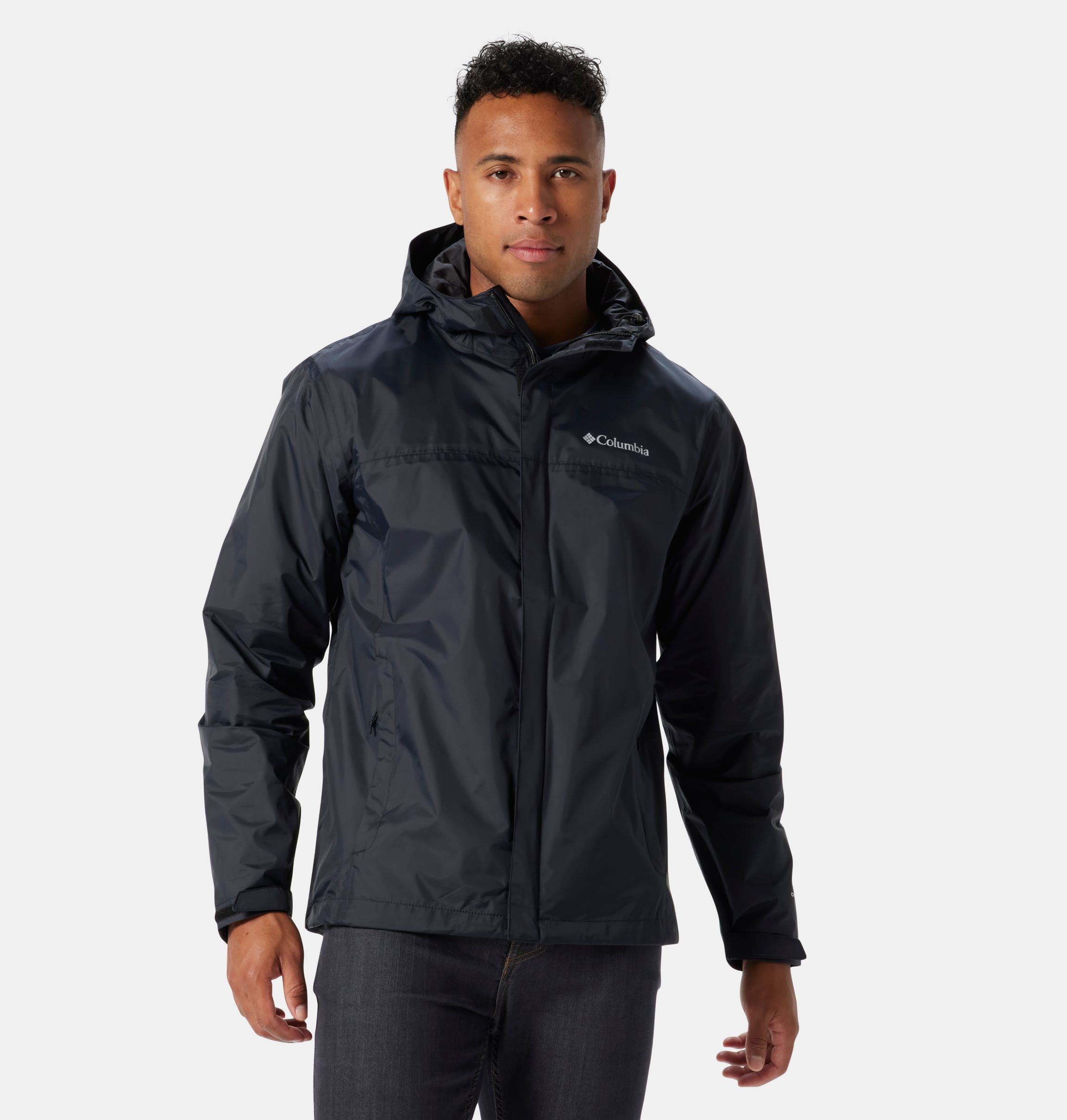 Peter Storm Men's Downpour 2-Layer Waterproof Jacket with Rollaway Hood