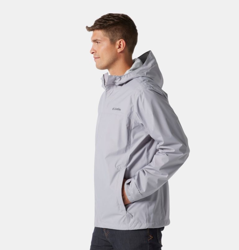 Men's Watertight II Rain Jacket, Color: Columbia Grey, image 3