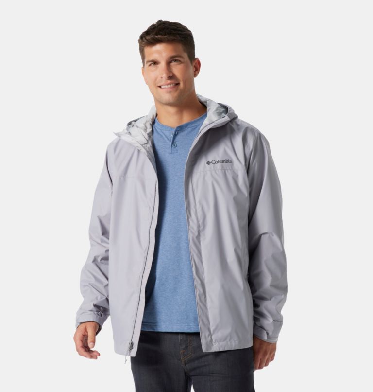 Columbia Titanium Jacket Size S Omni-tech Gray Black Snow Rain